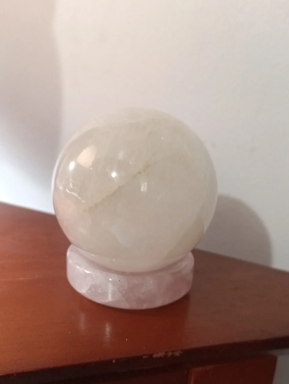 White Crystal Sphere Quartz– Decorative Home